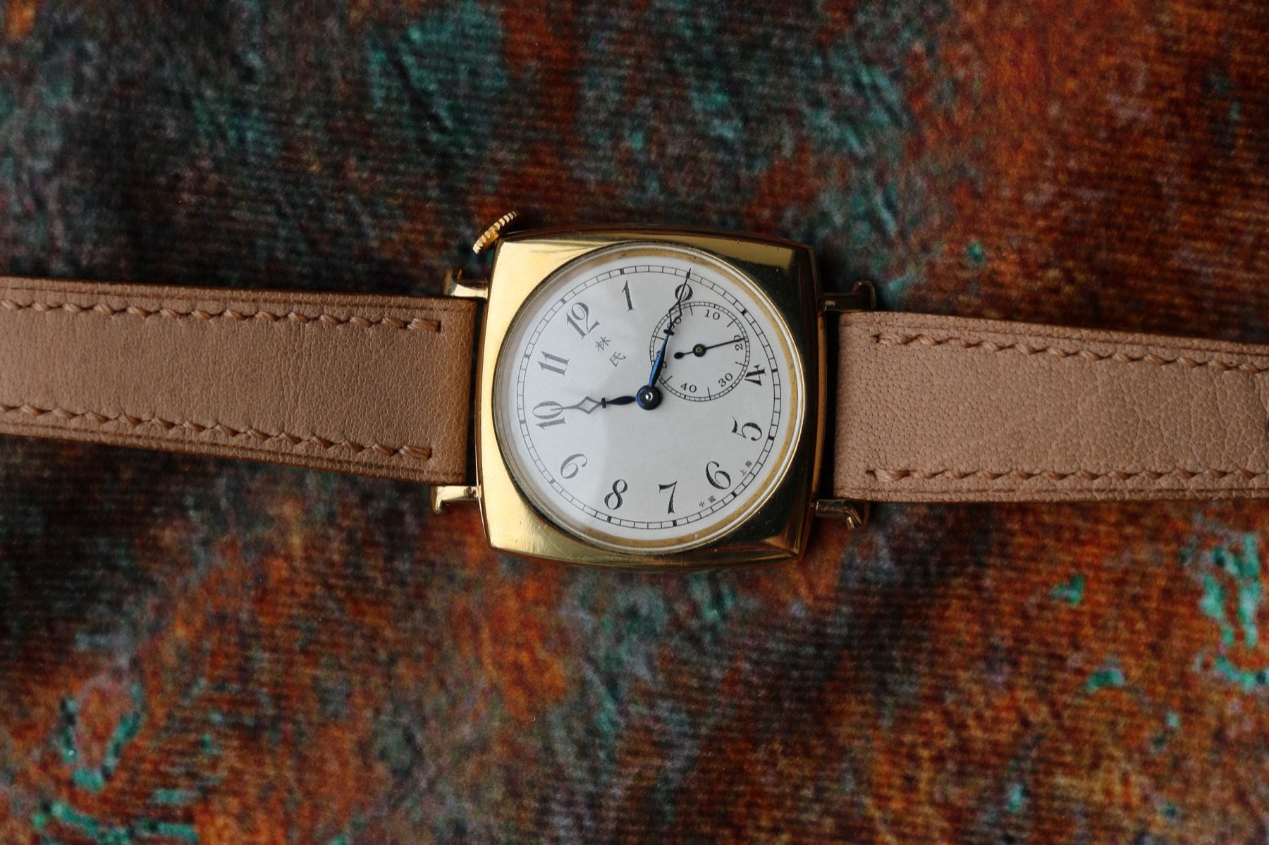 Tilted Watch finished watch detail photograph, photograph 10