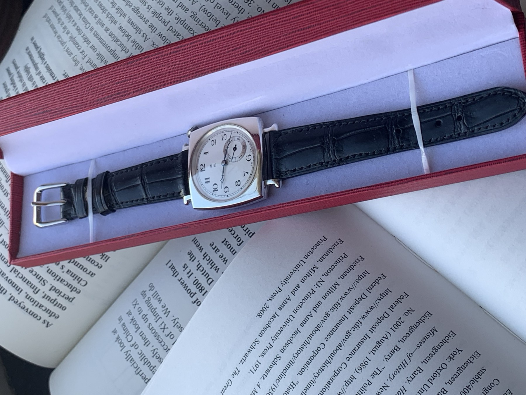 Tilted Watch finished watch detail photograph, photograph 15