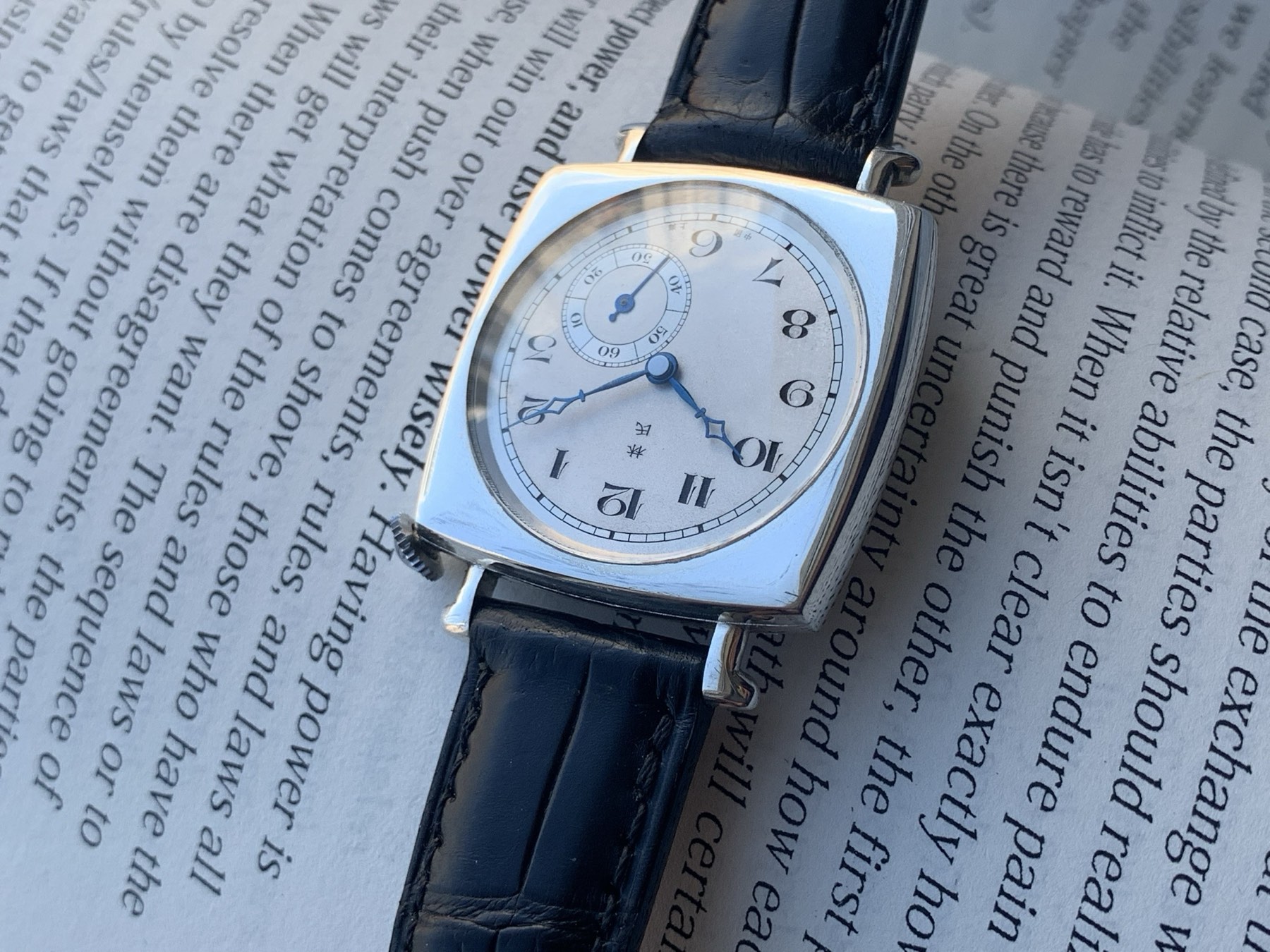 Tilted Watch finished watch detail photograph, photograph 21