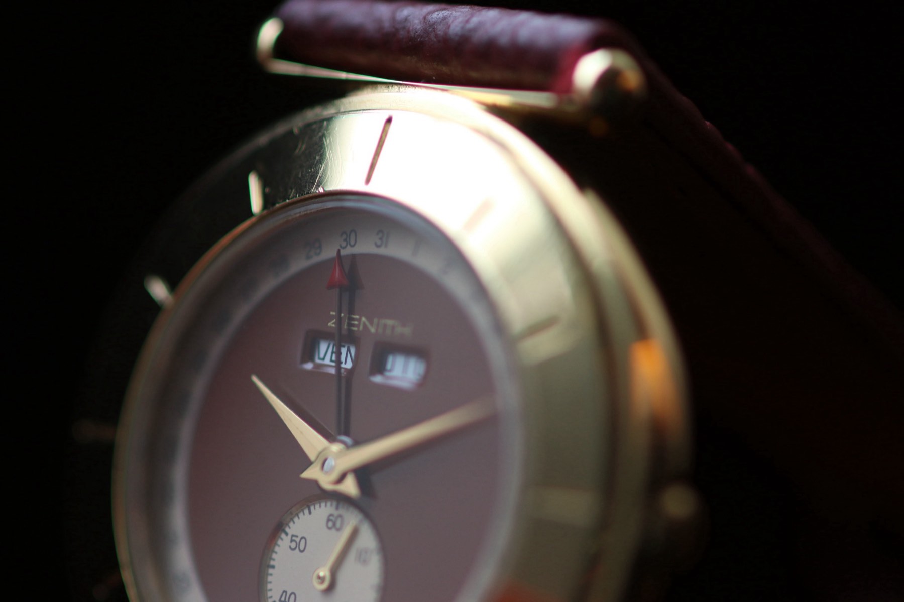 Zenith calendar watch, collection photograph 8