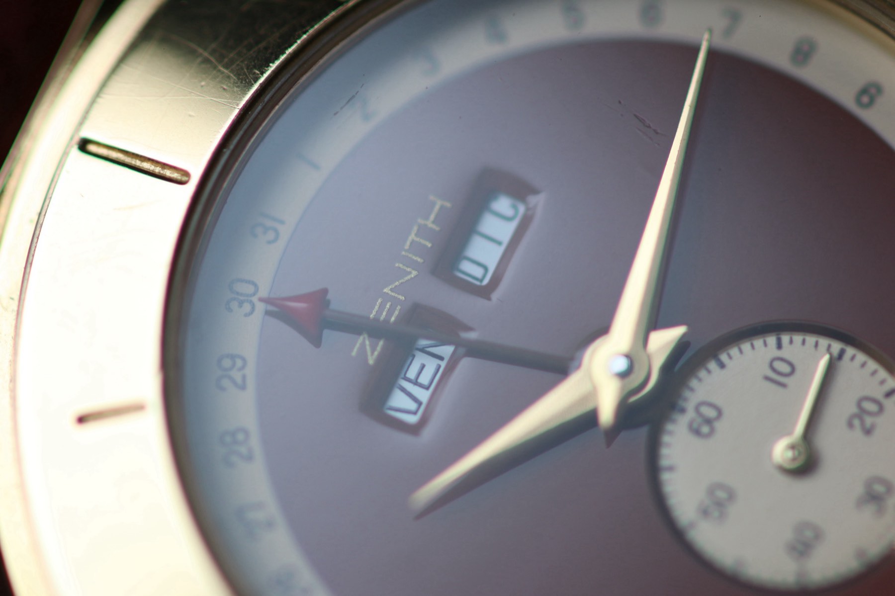 Zenith calendar watch, collection photograph 2