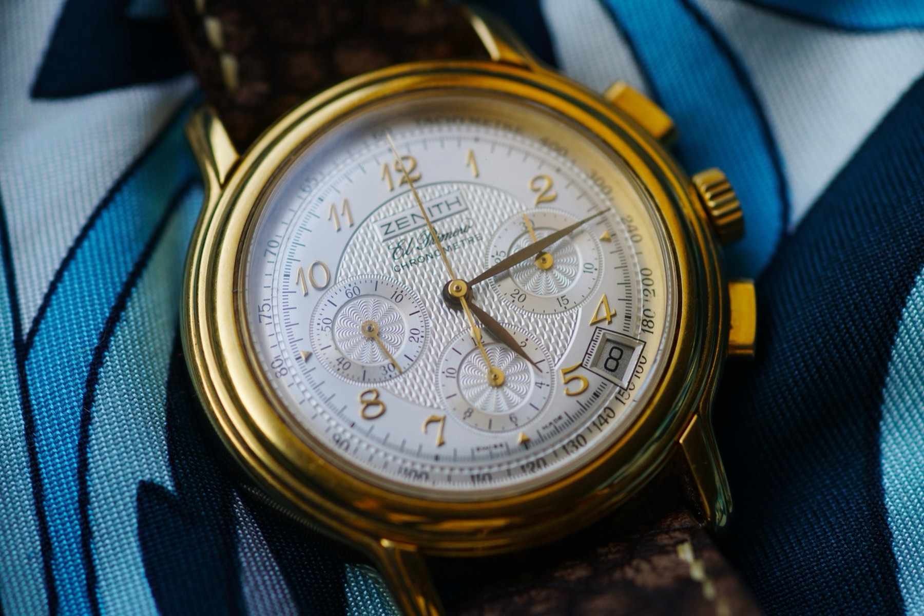 Zenith El Primero with 18k gold case